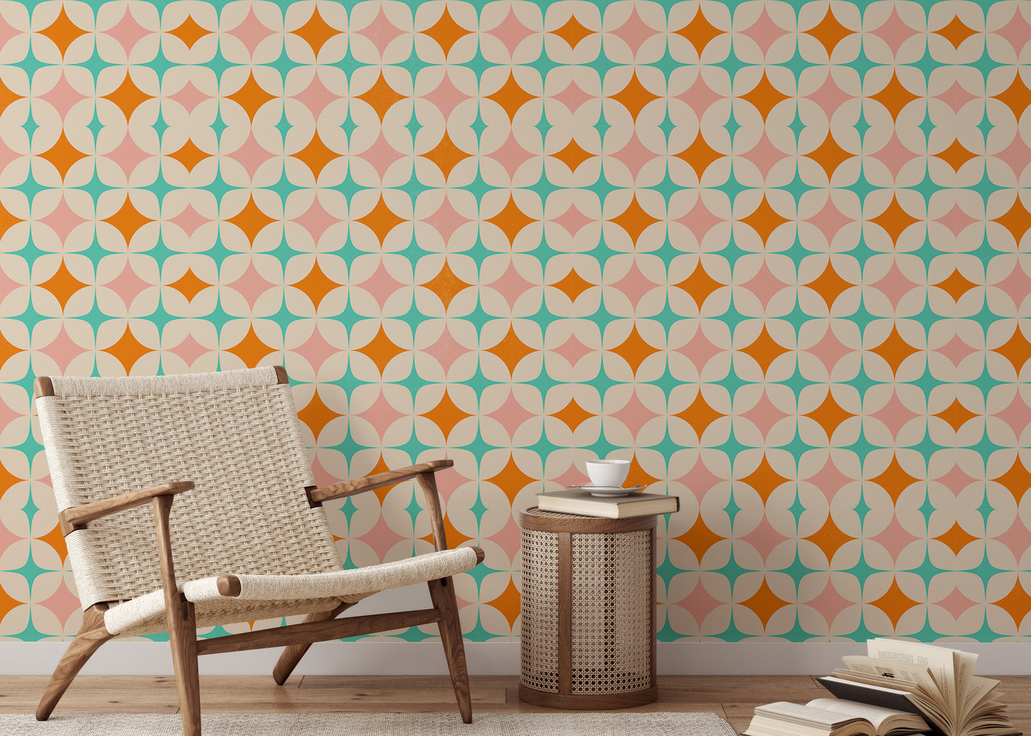 Mid Century Modern Art Pattern Bundle Vintage Wallpaper