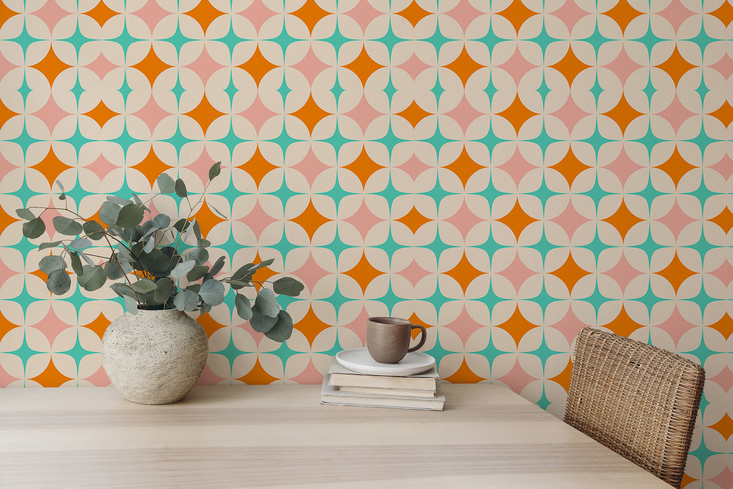 Mid Century Modern Art Pattern Bundle Vintage Wallpaper