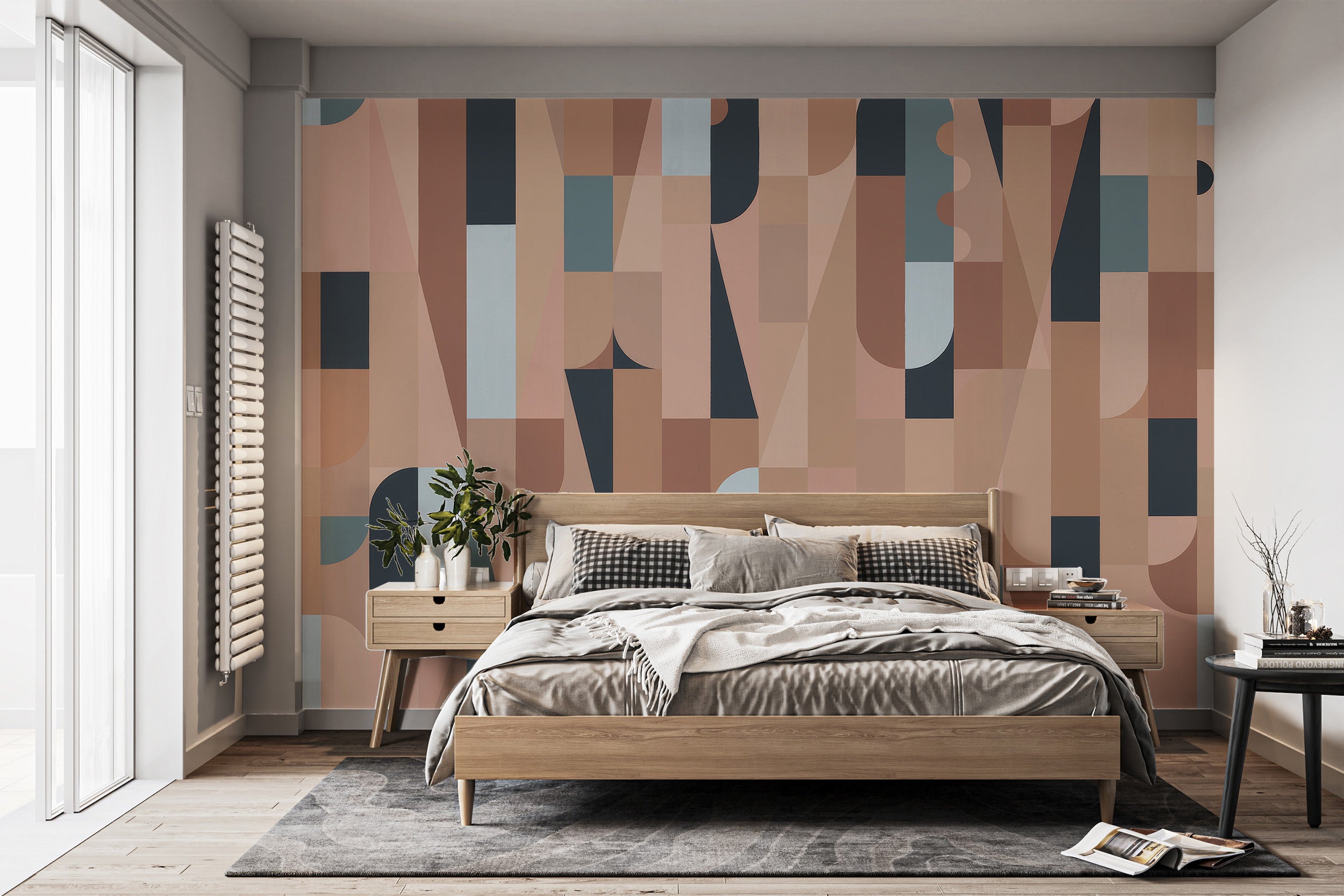 Colorful Abstract Shapes Wall Mural