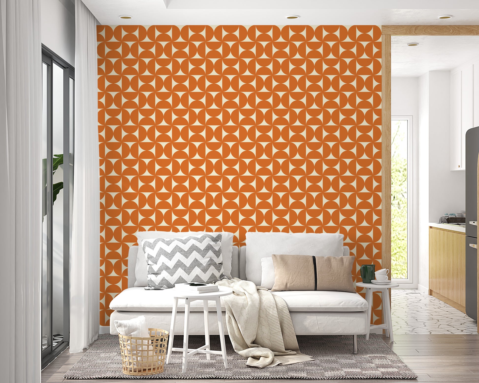 Timeless modern abstract wallpaper pattern
