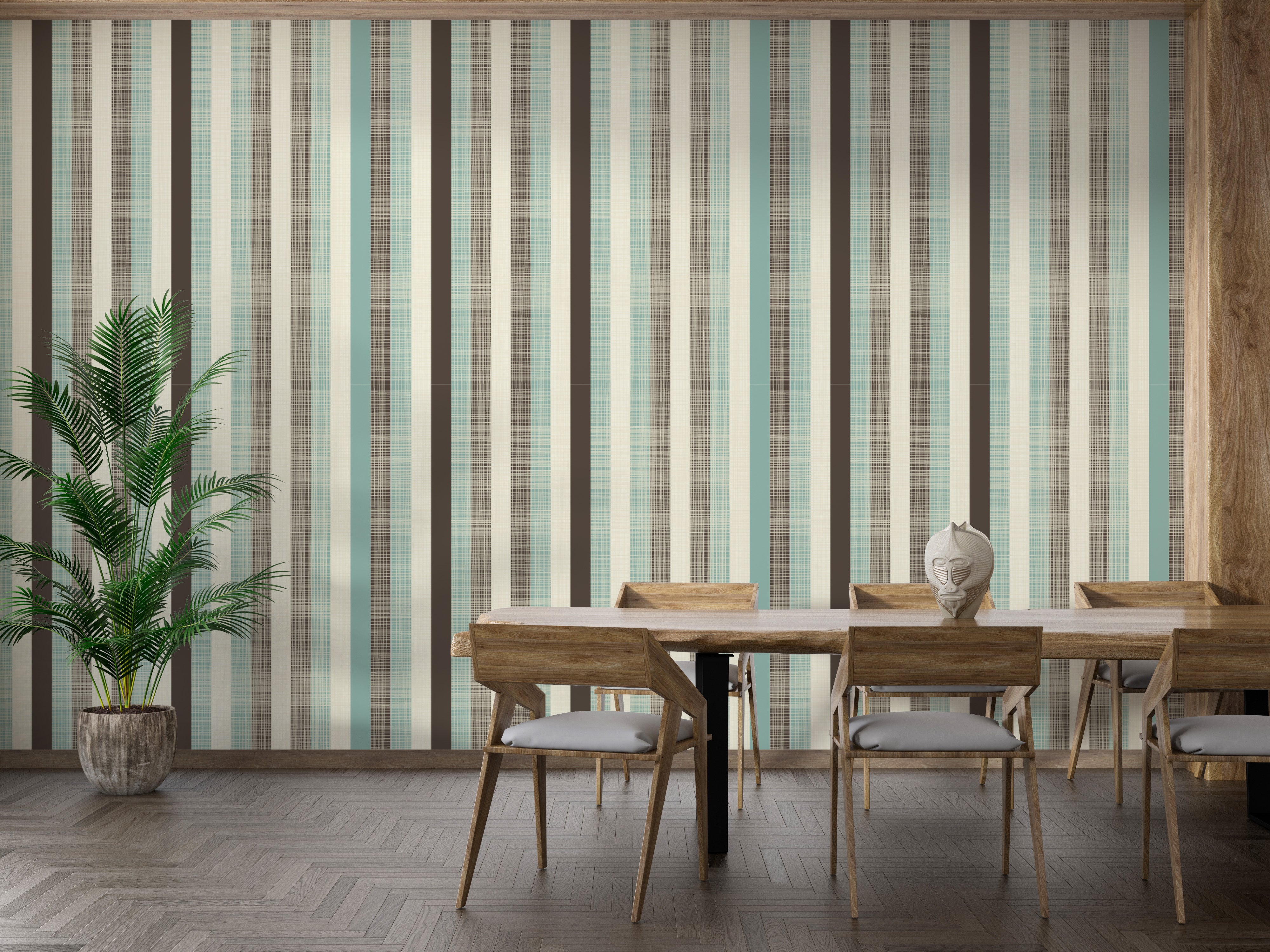 Subtle vintage wallpaper stripe effect
