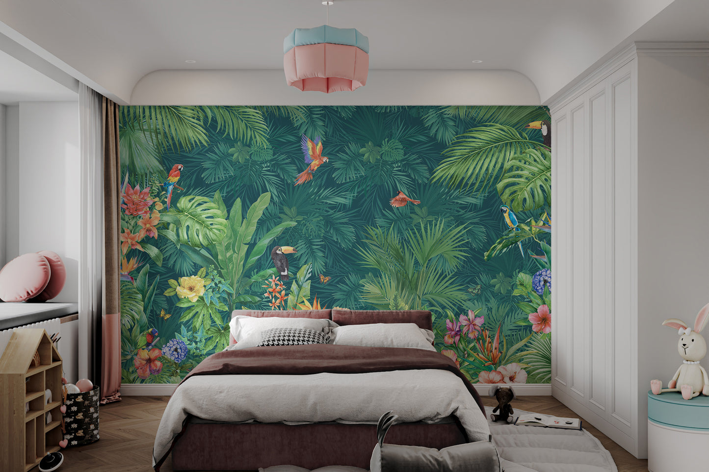 Exotic Tropical Jungle Wallpaper