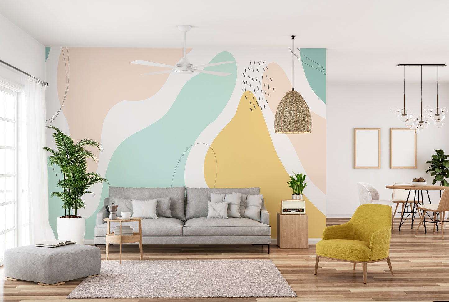 Pastel Harmony Wallpaper Murals