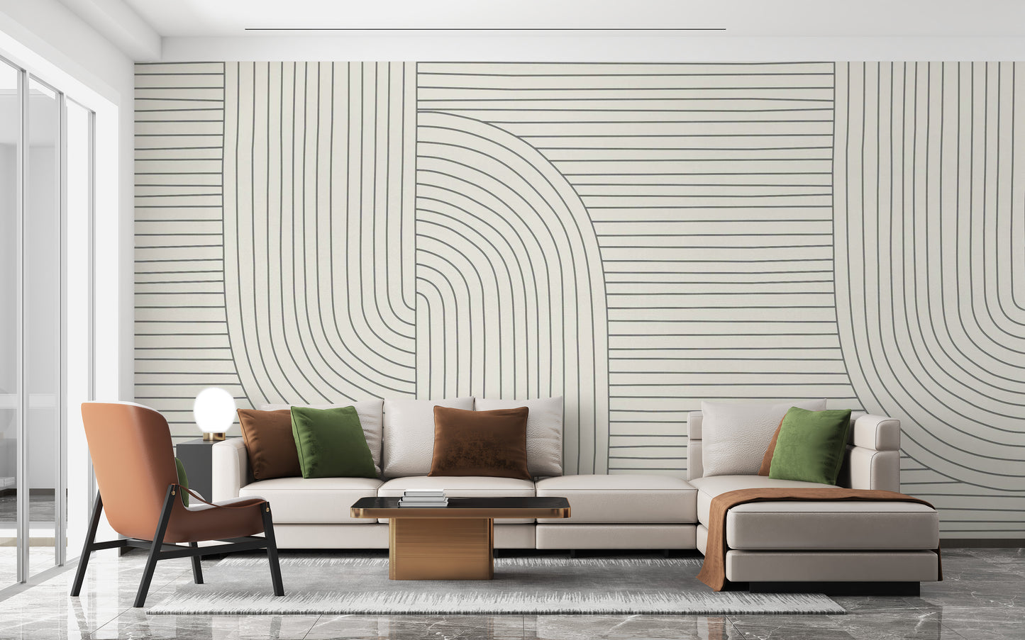 Minimalist Line Art Removable Murals