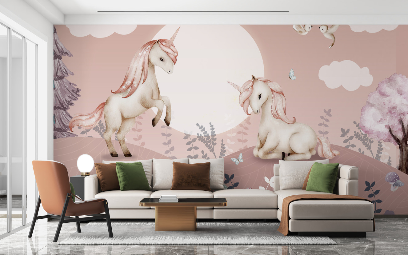 Magical Forest Friends Wall Mural