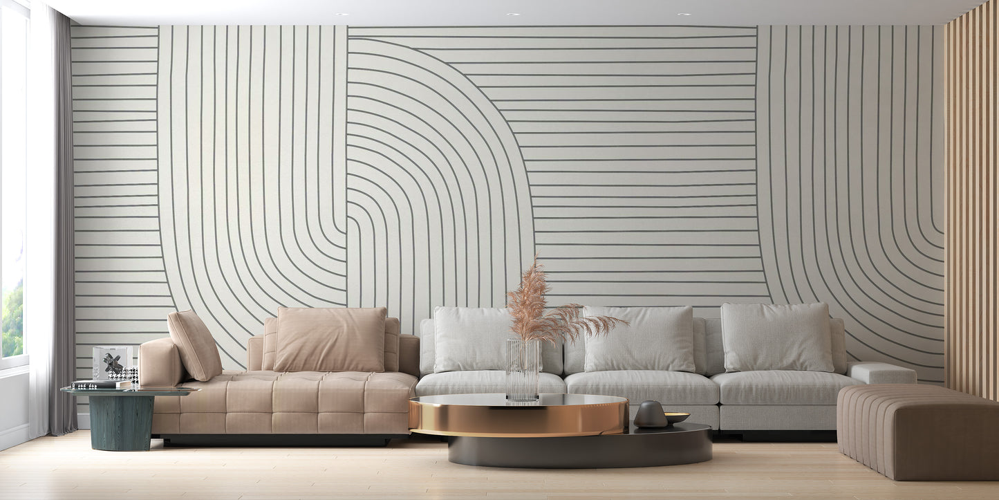 Minimalist Line Art Removable Murals