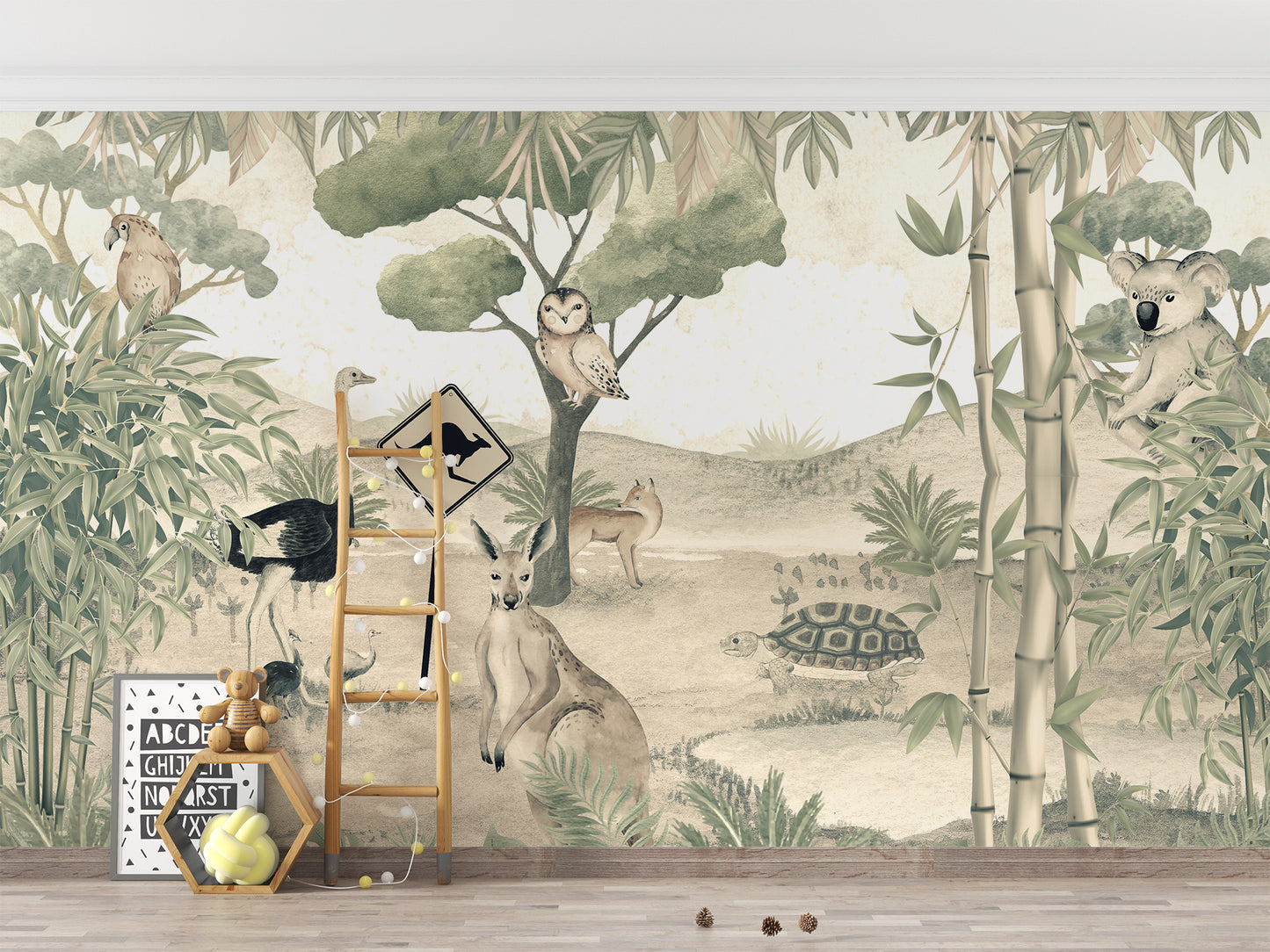 Australian Wildlife Wallpaper Mural featuring nature