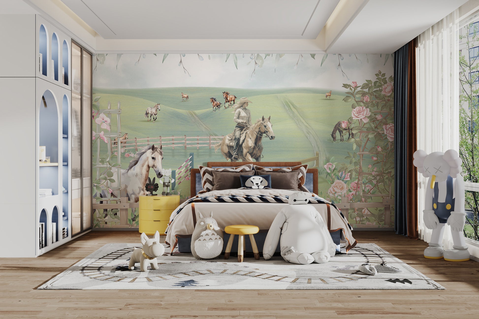 Horse Riding Adventure Wallpaper Mural for bold spaces