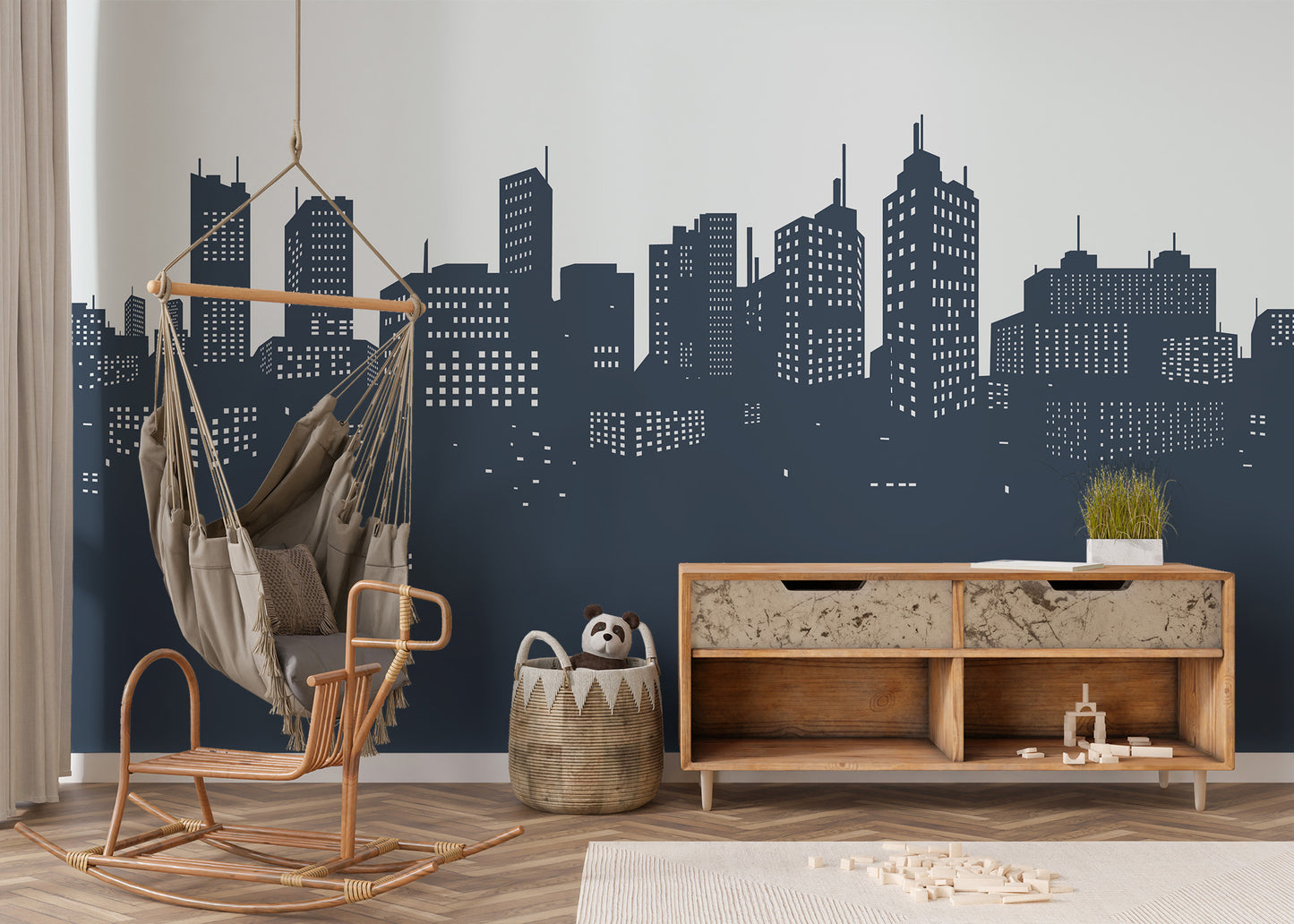 New York City Lights Wall Mural for Home
