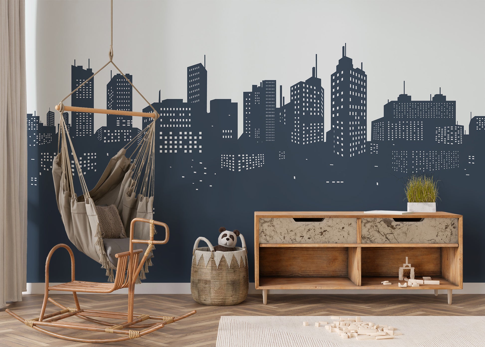 New York City Lights Wall Mural for Home
