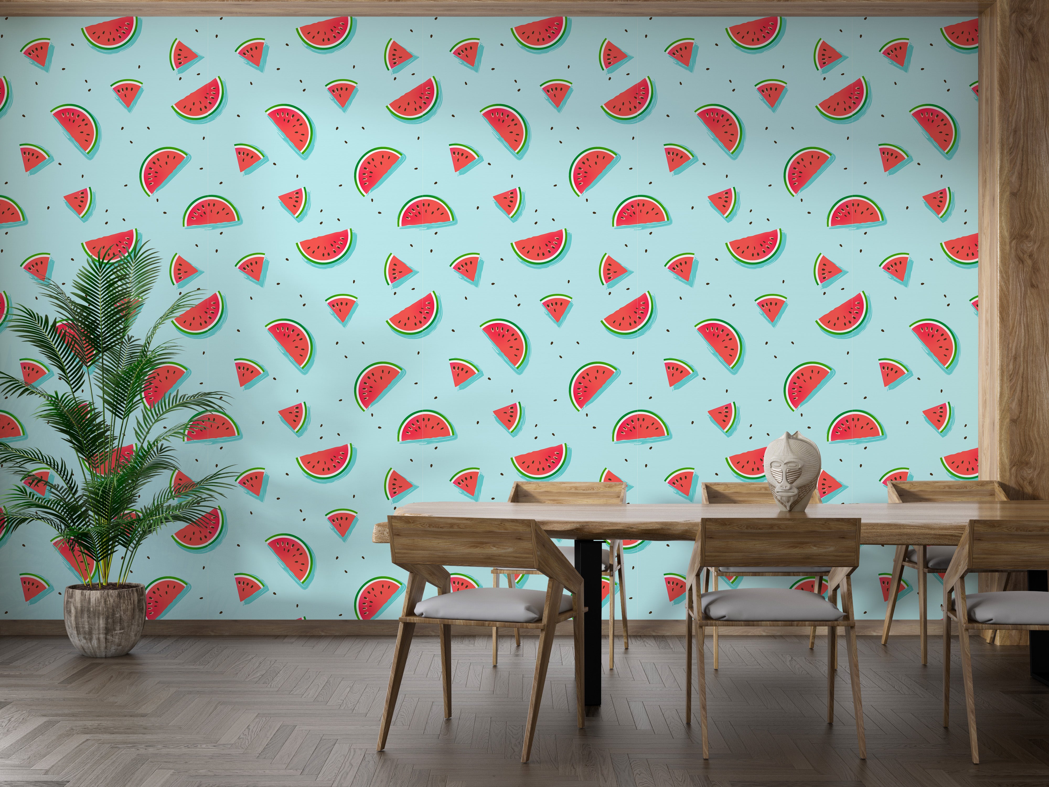 Watermelon fruit wallpaper for a fun vibe
