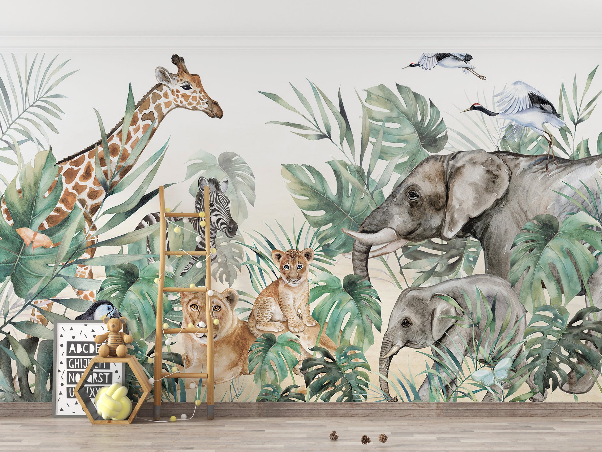 Sophisticated royal creature wallpaper for walls