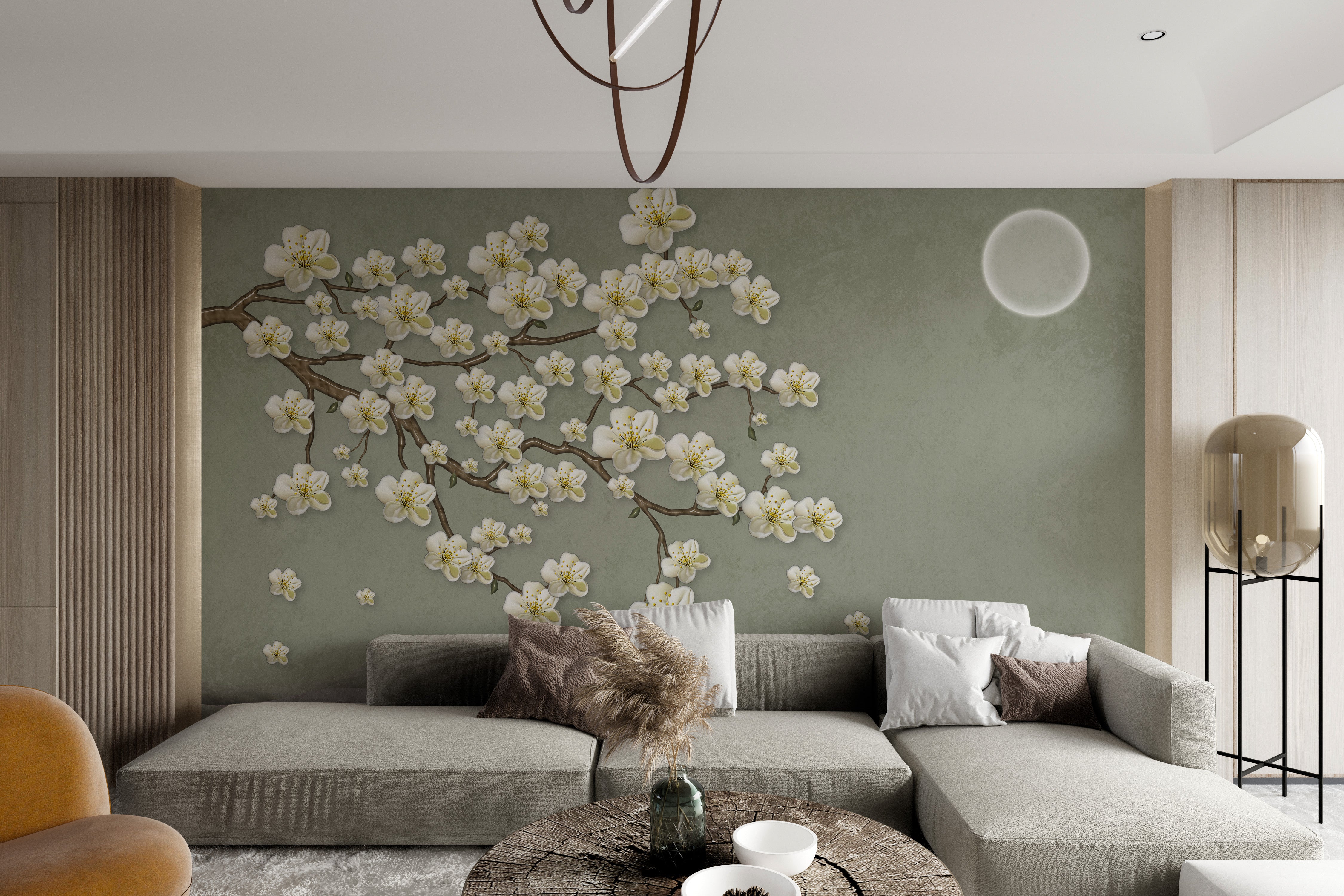 Delicate Blossom Tree Wall Mural
