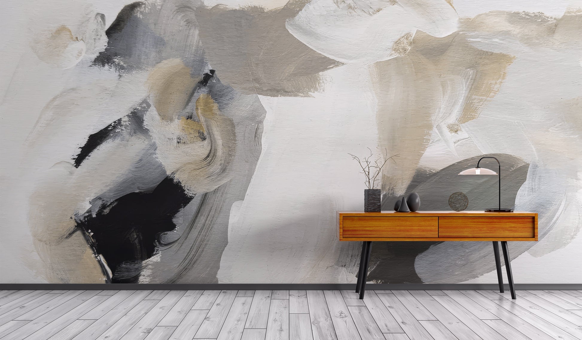 Beautiful Watercolor Abstract Wall Mural for any space