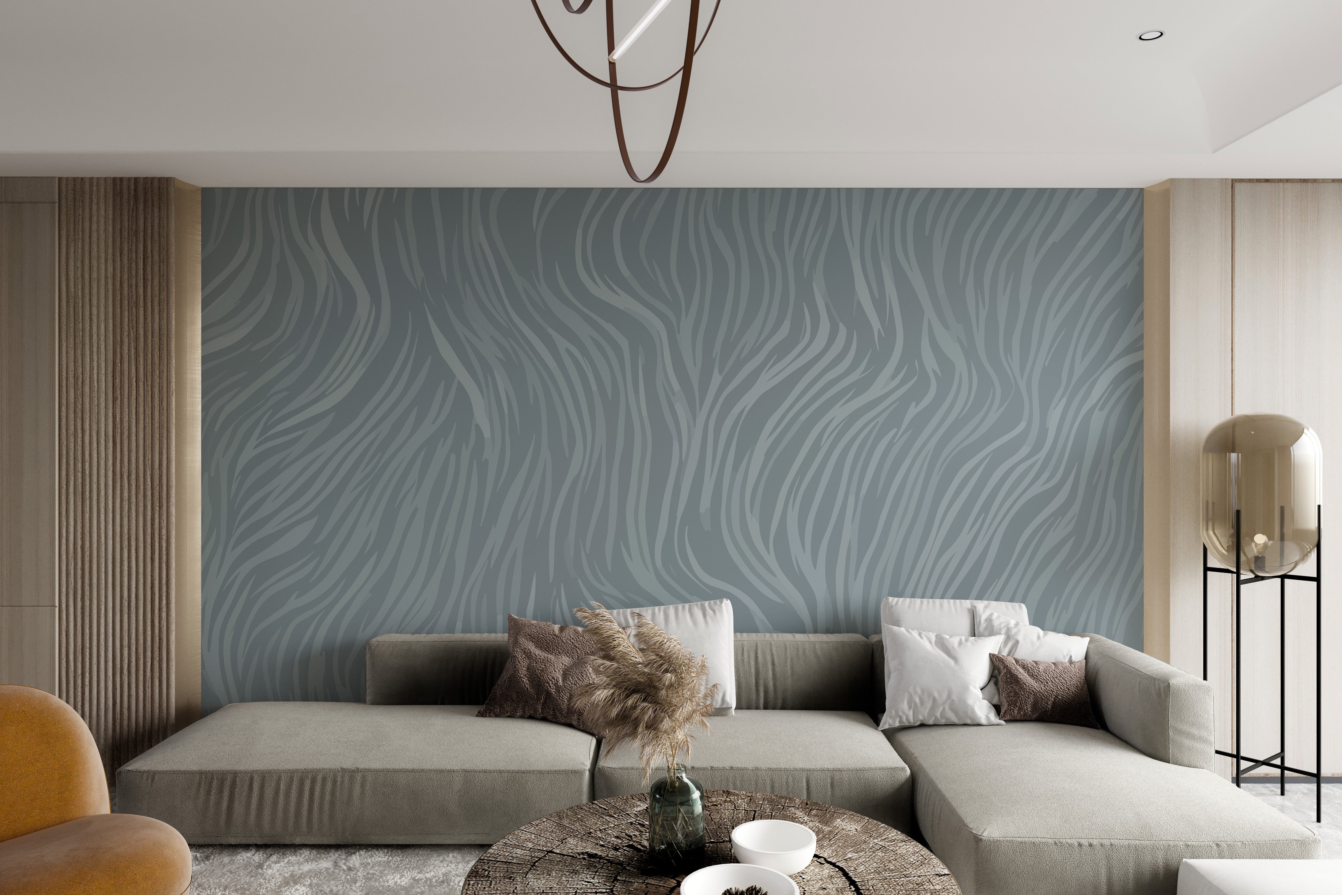 Elegant pattern wallpaper with grey tones
