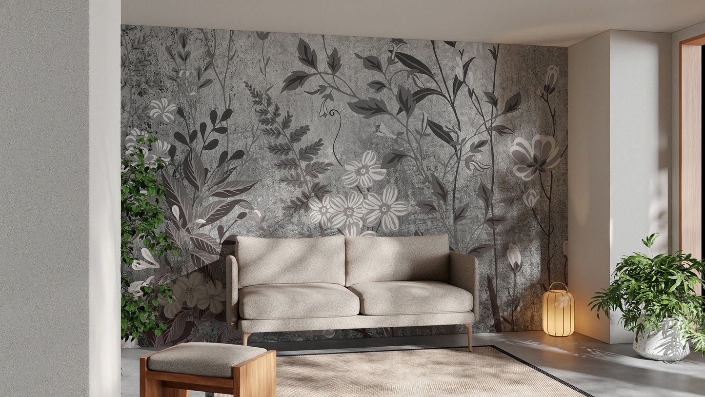 Botanical Flower Wallpaper Mural