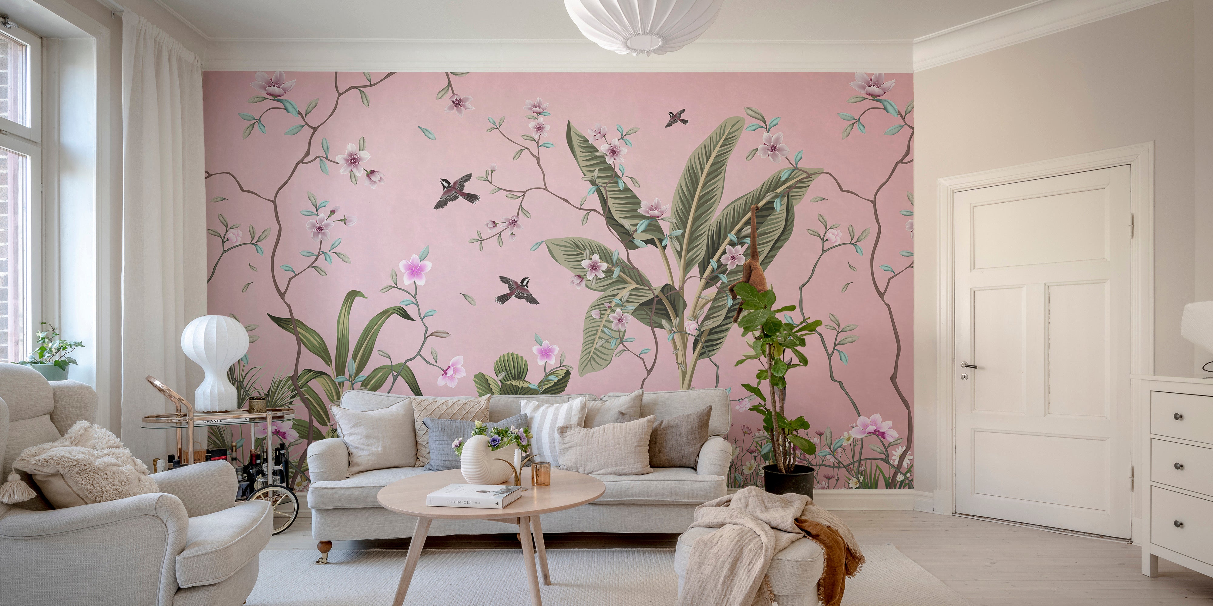 Delicate floral embellishments for walls.
