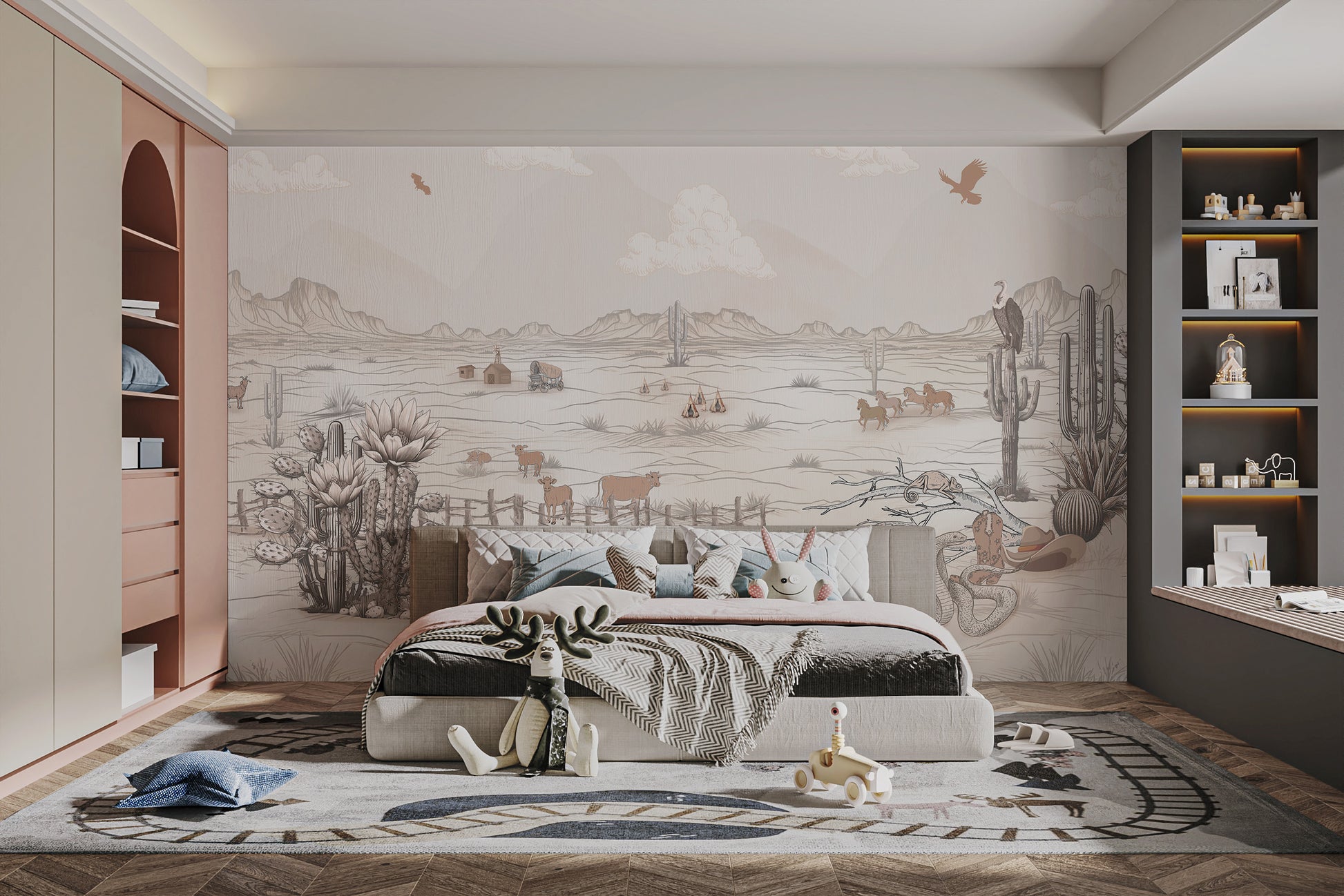 Cowboy Wild West Wallpaper Mural
