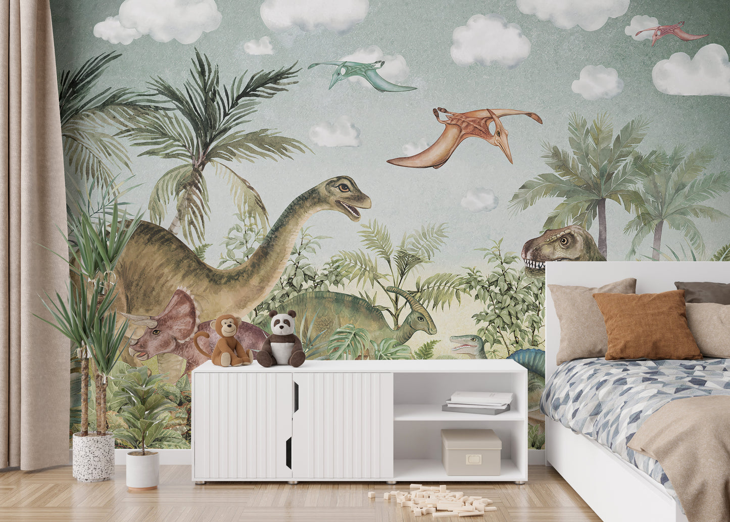 Prehistoric wallpaper featuring Jurassic wonders