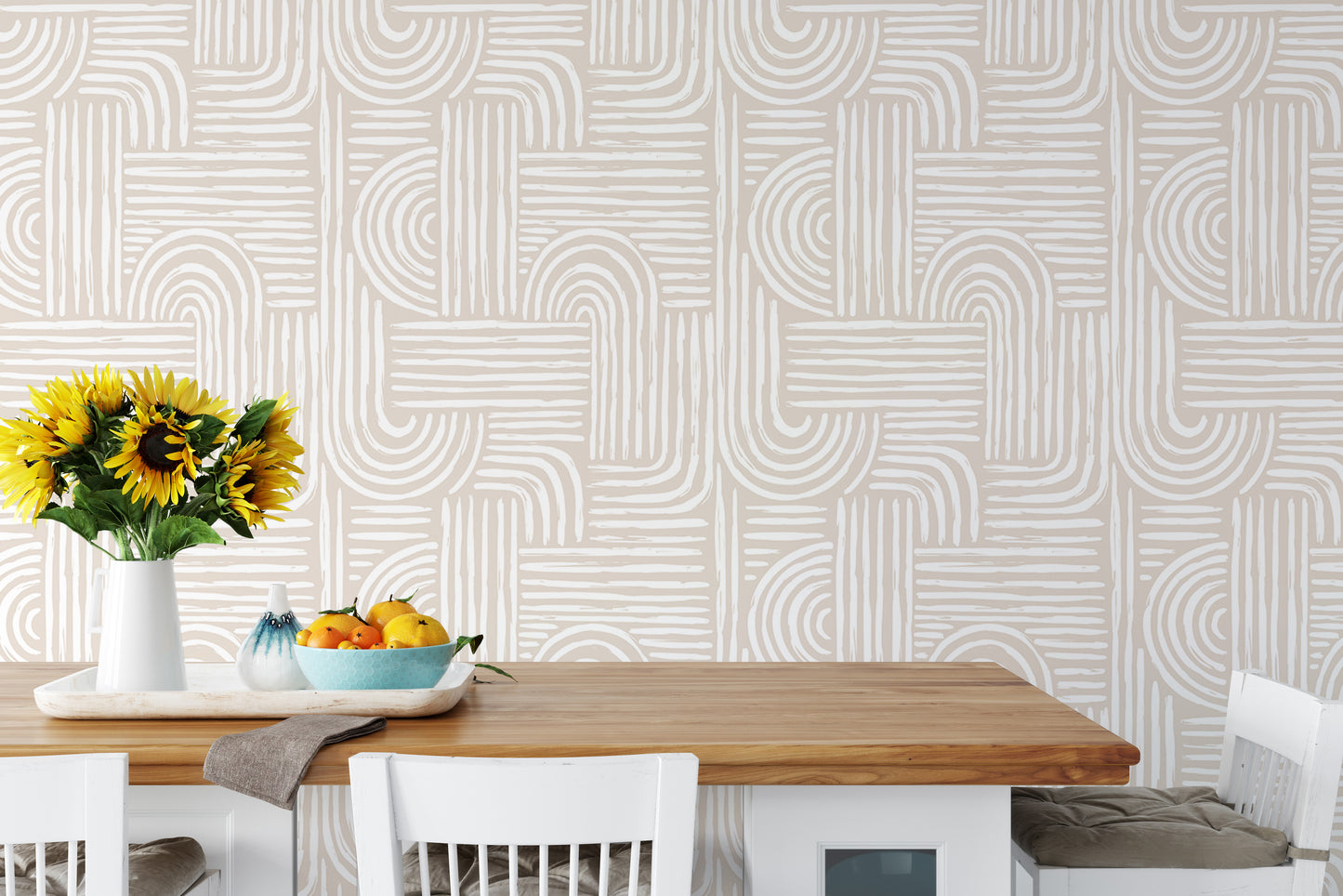 Seamless Pattern Abstract Line Swell Wallpaper