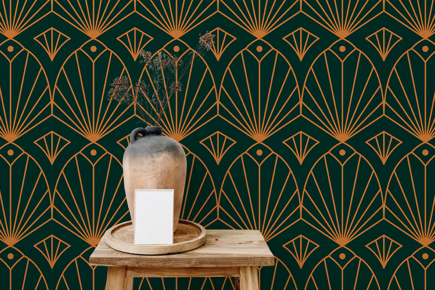 Art Deco Seamless Patterns Minimal Linear Style Wallpaper