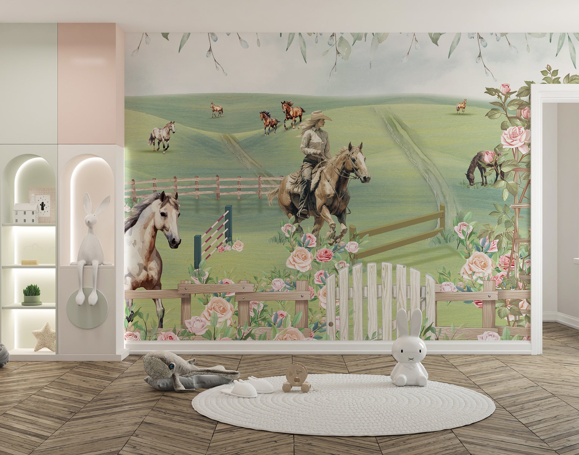 Horse Riding Adventure Wall Mural for an adventurous spirit