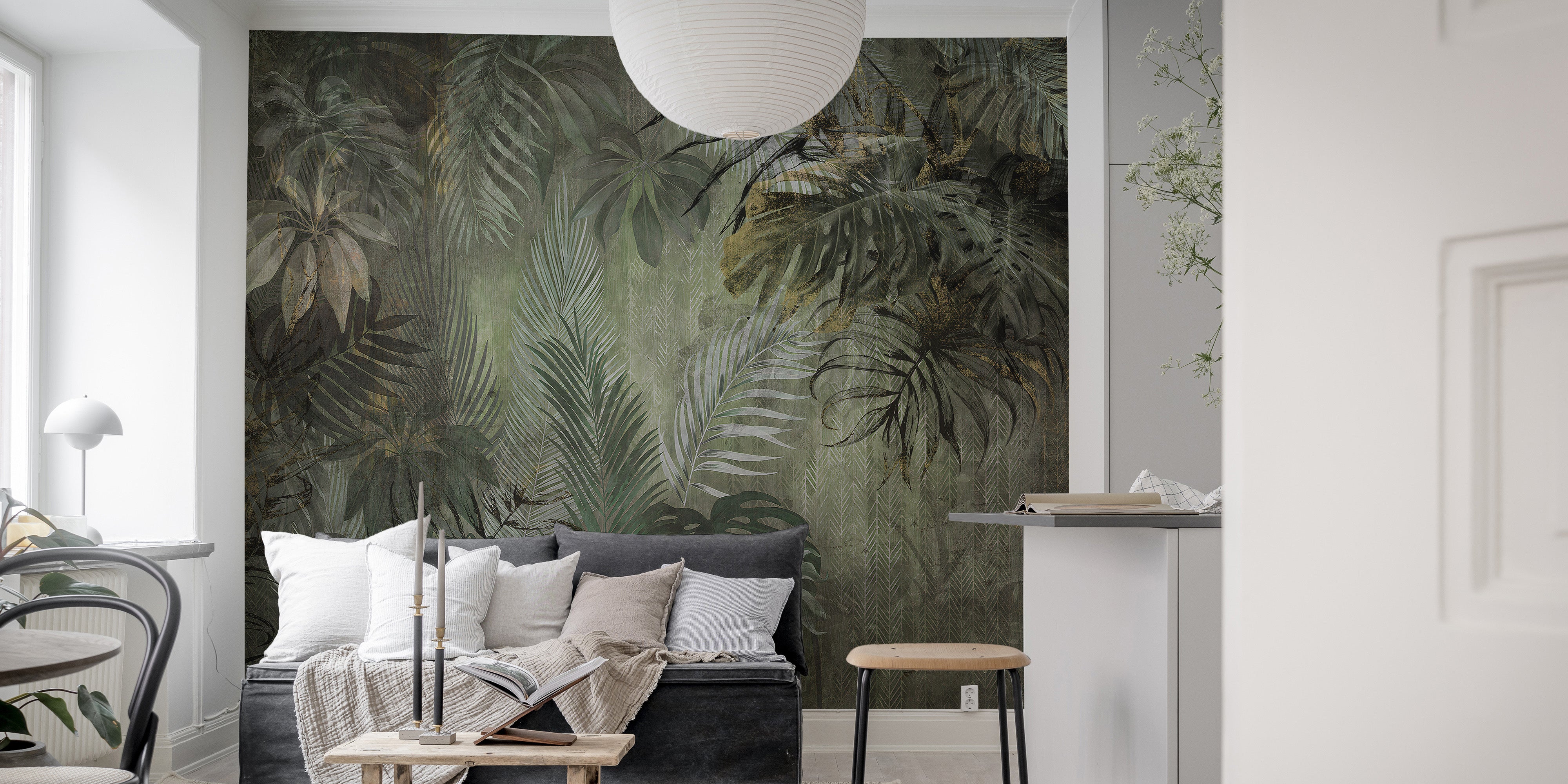 Tropical peel and stick wallpaper for walls
