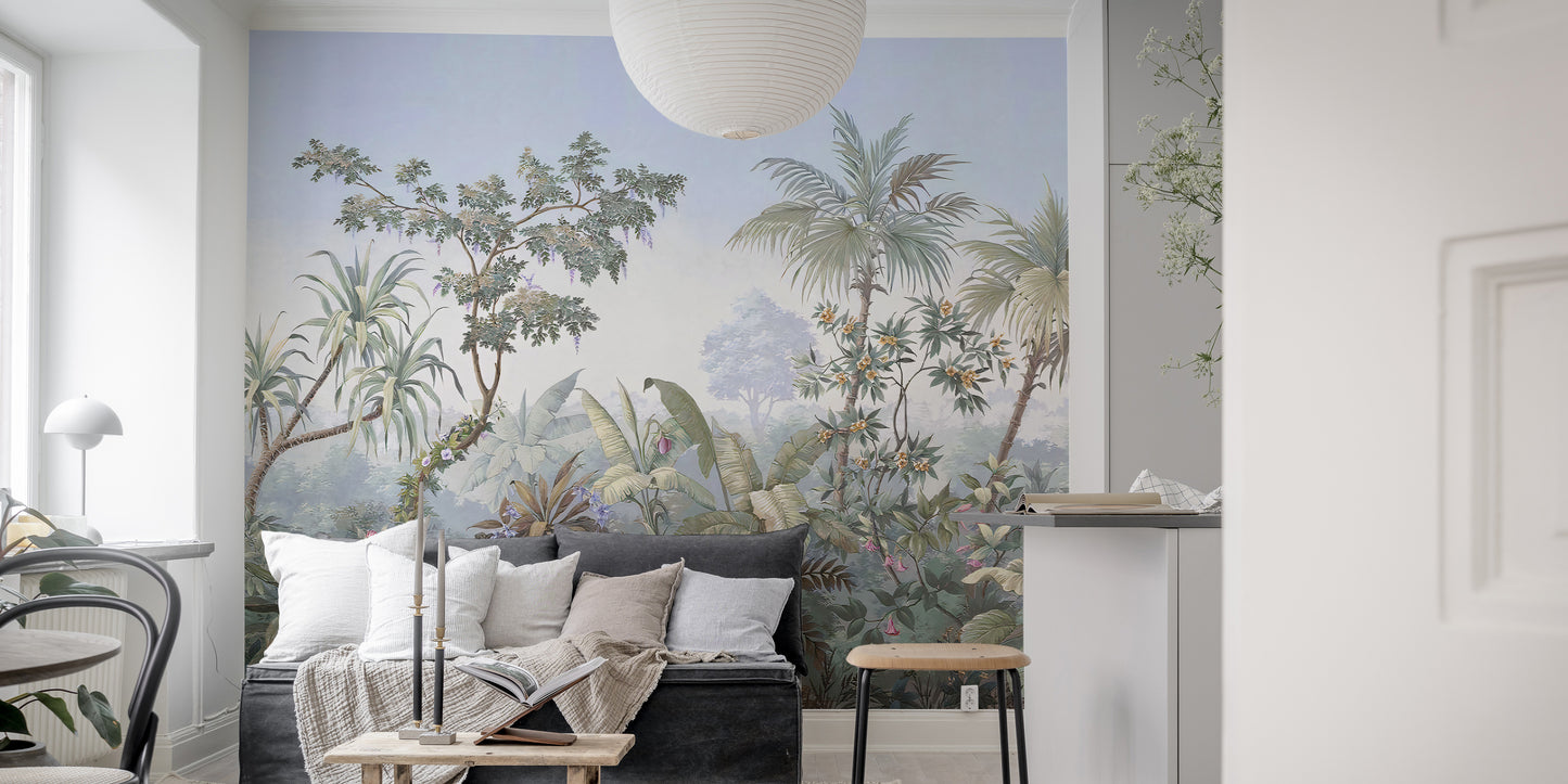 Nature-themed jungle wallpaper for homes
