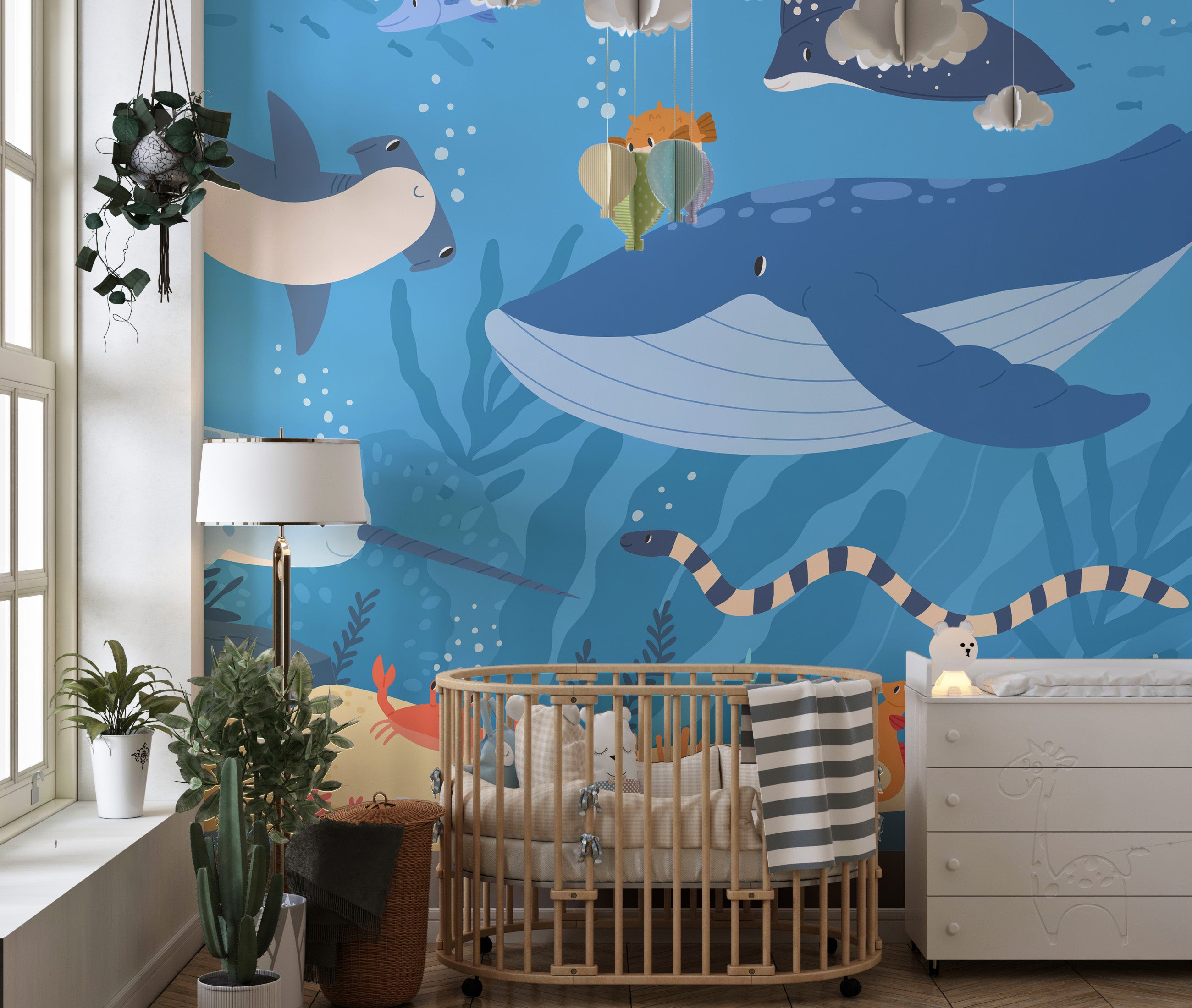 Enchanting Marine Wallpaper Mural - Ocean Vibes