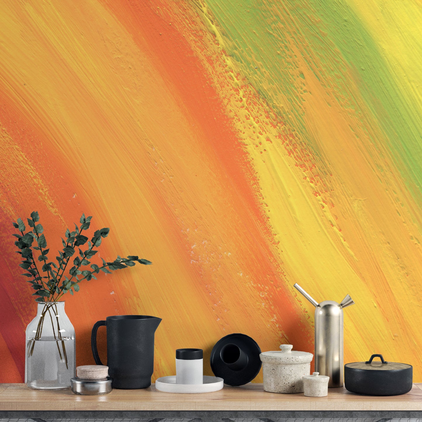 Rainbow Wallpaper Mural for Fun and Cheerful Spaces