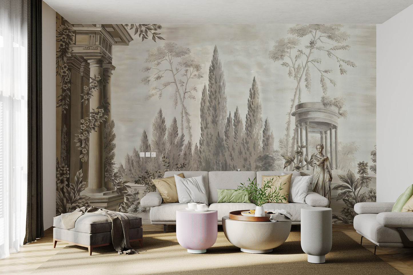 Fortified Dusky Arboretum Wallpaper Murals