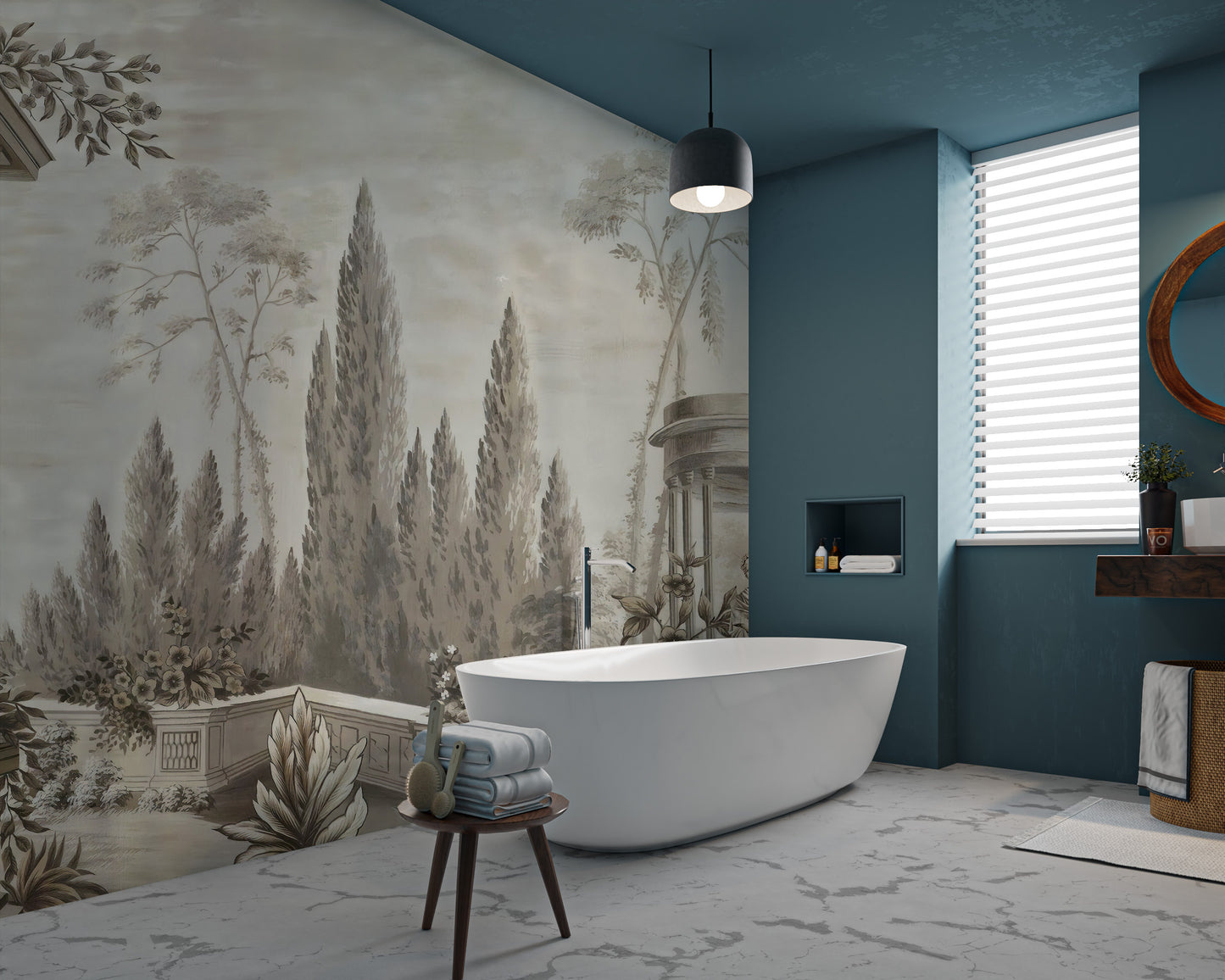 Fortified Dusky Arboretum Wallpaper Murals