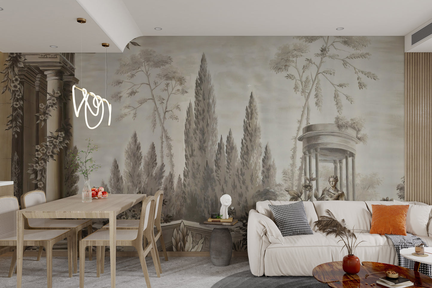 Fortified Dusky Arboretum Wallpaper Murals