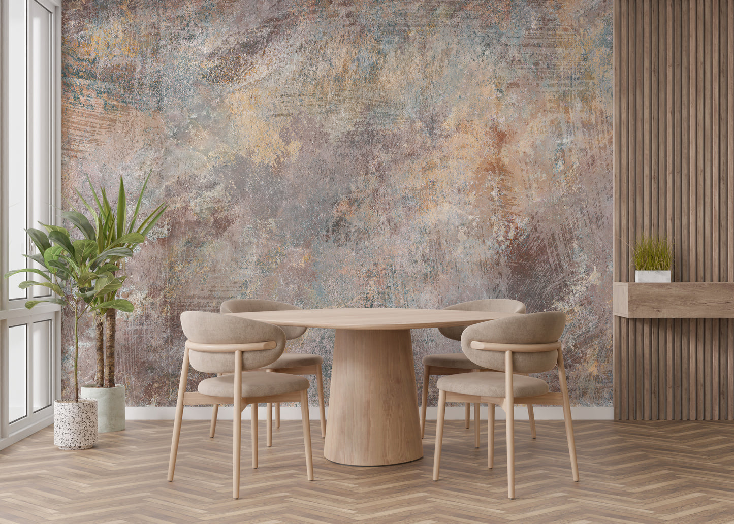 Vintage Concrete Stone Wall Mural for Modern Rooms