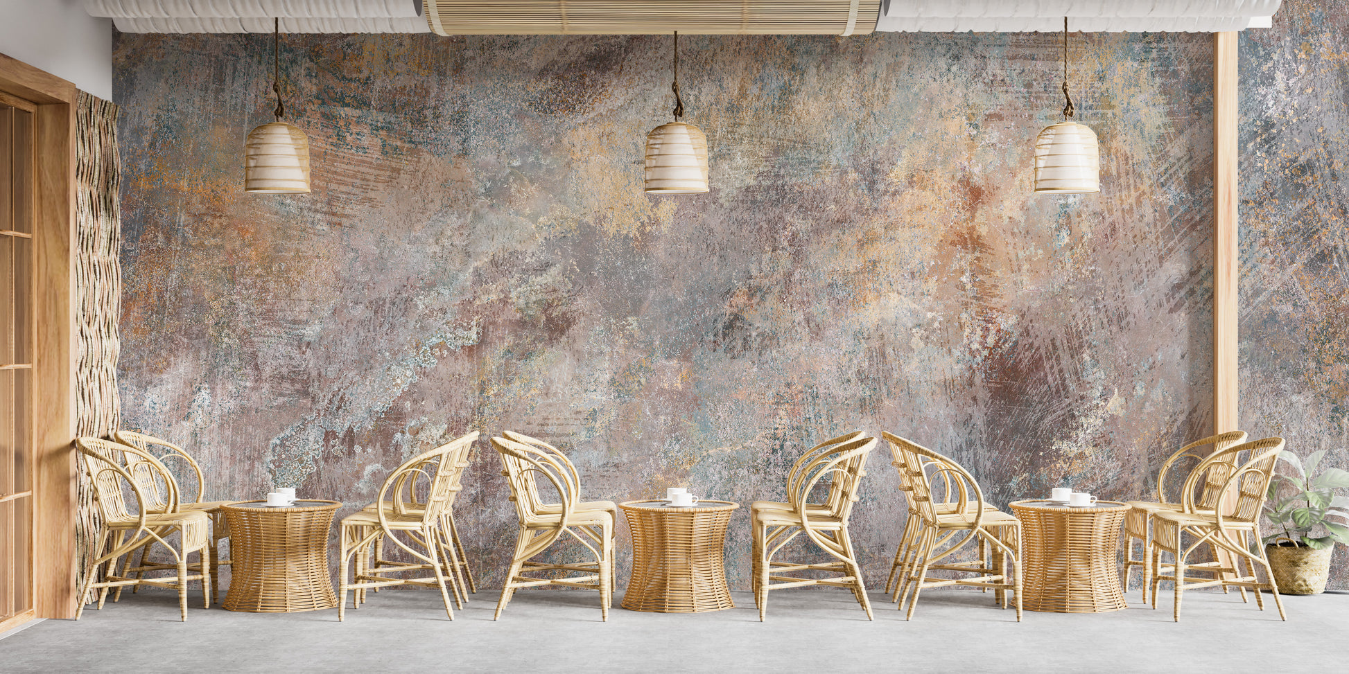 Old Rustic Concrete Stone Wall Murals