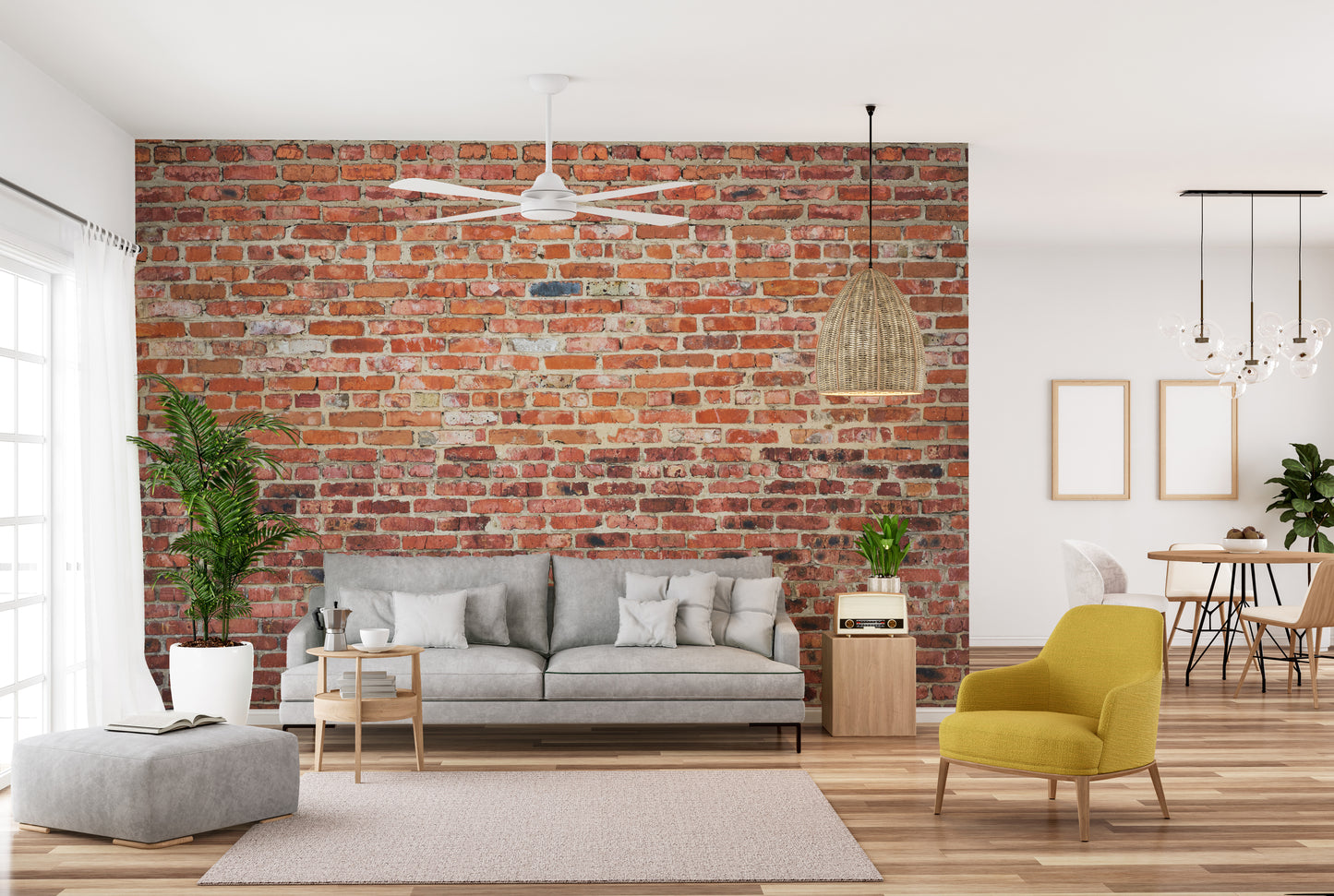 Brick Wall Nostalgia Wallpaper Murals