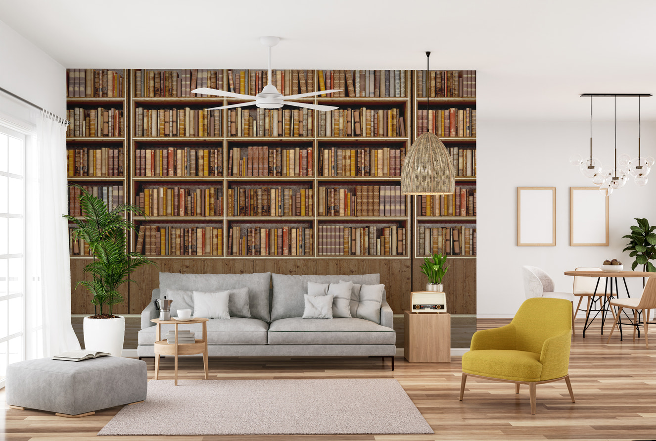 Bookish Nostalgia Wallpaper Murals