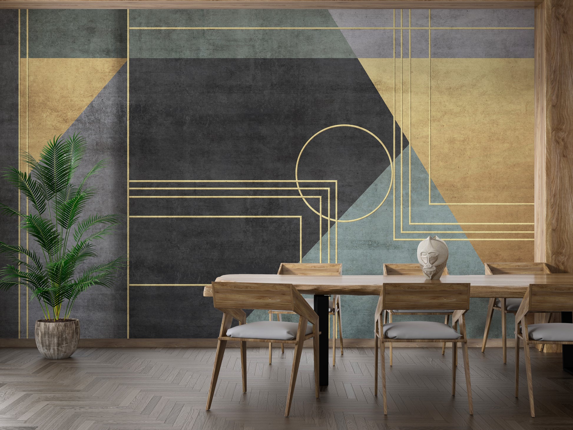 Sleek abstract office vibes wallpaper for a polished workspace.
