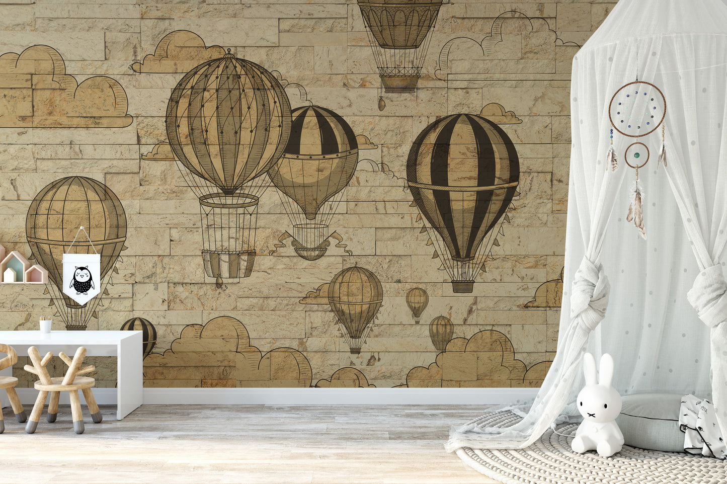 Sky Adventures Hot Air Balloons Wall Murals