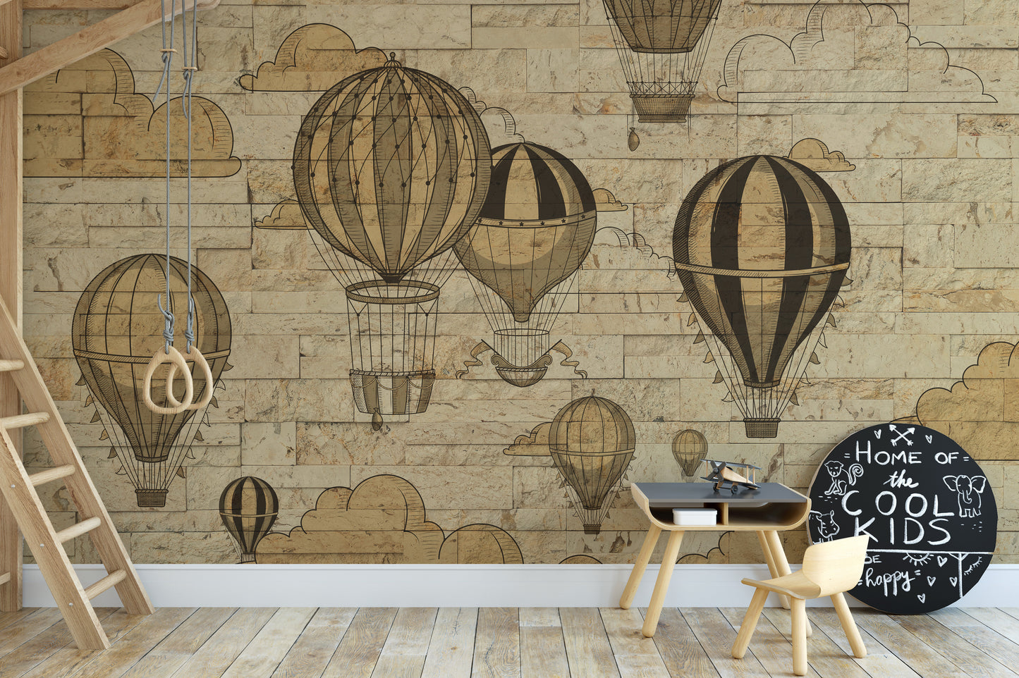 Sky Adventures Hot Air Balloons Wall Murals