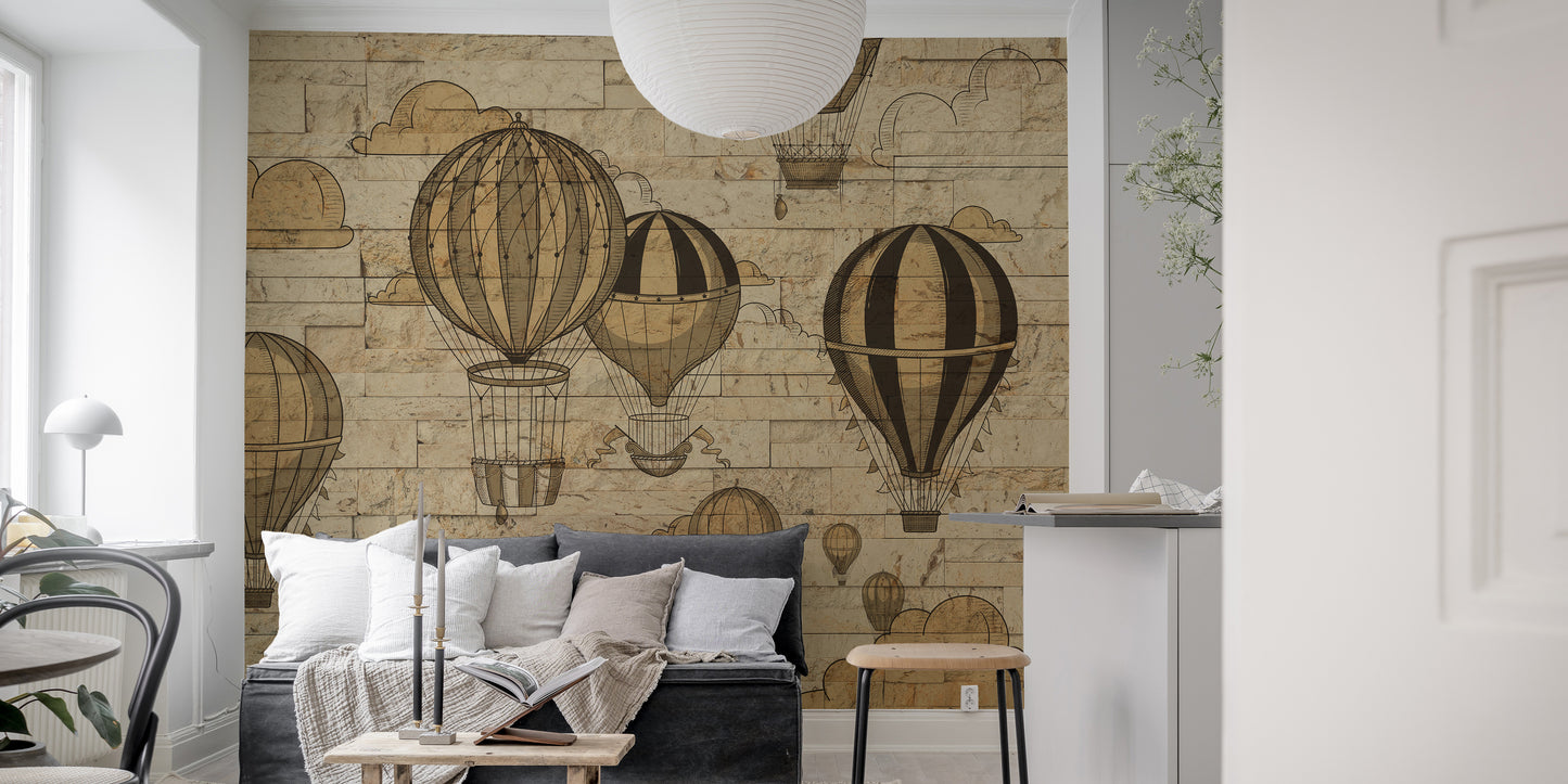 Sky Adventures Hot Air Balloons Wall Murals