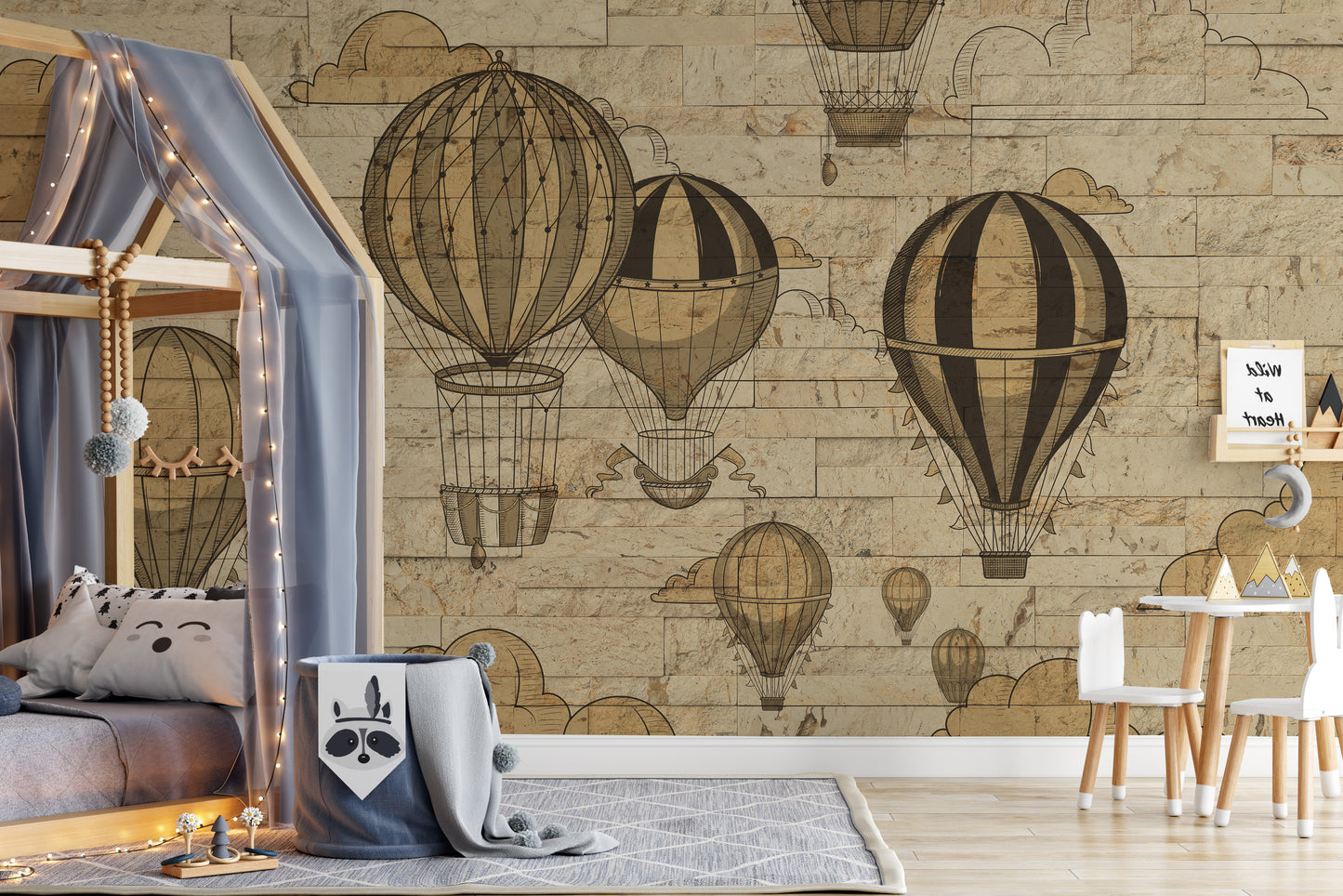 Sky Adventures Hot Air Balloons Wall Murals