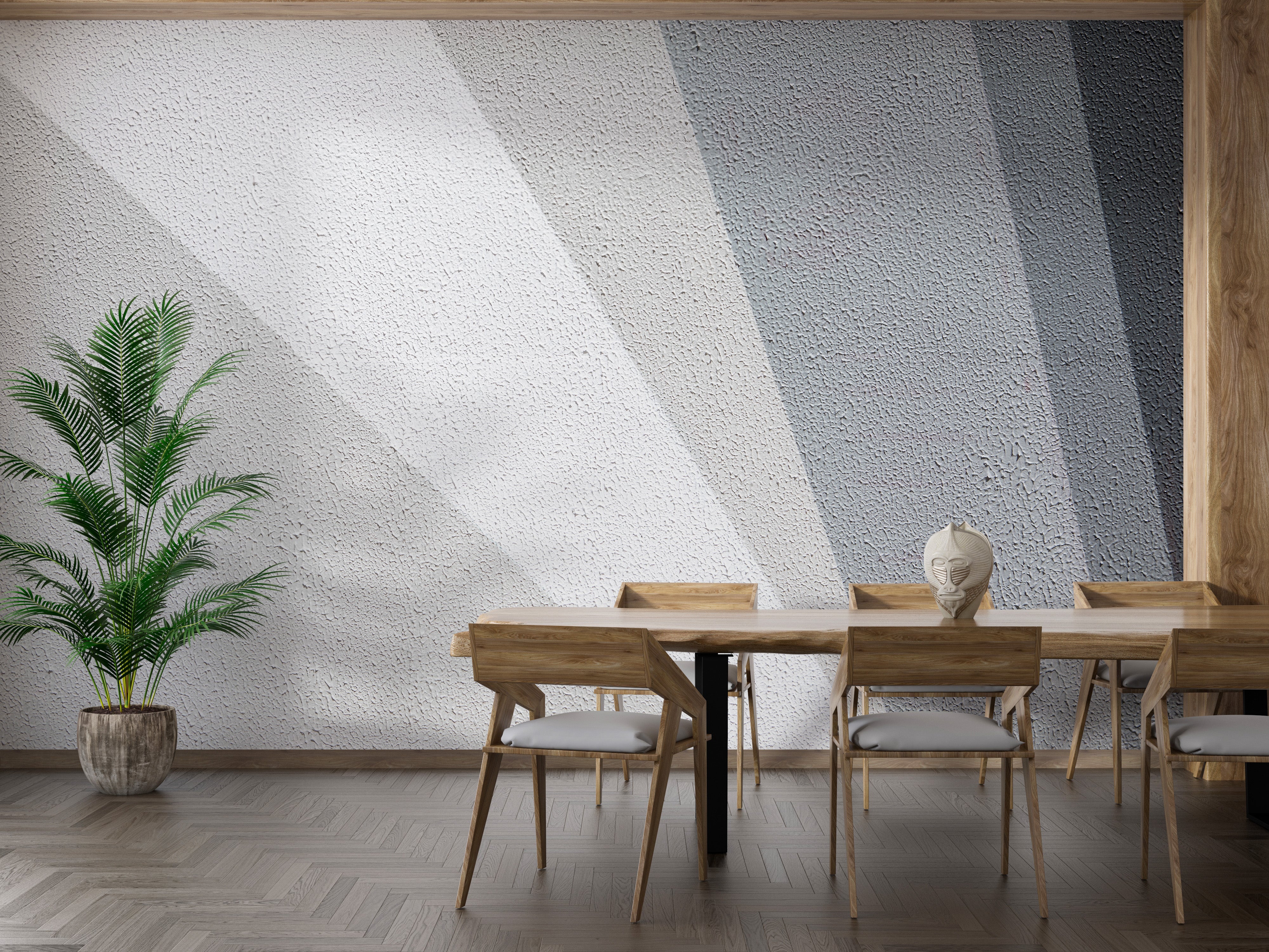 Concrete wall mural with sleek textures for stylish interiors.
