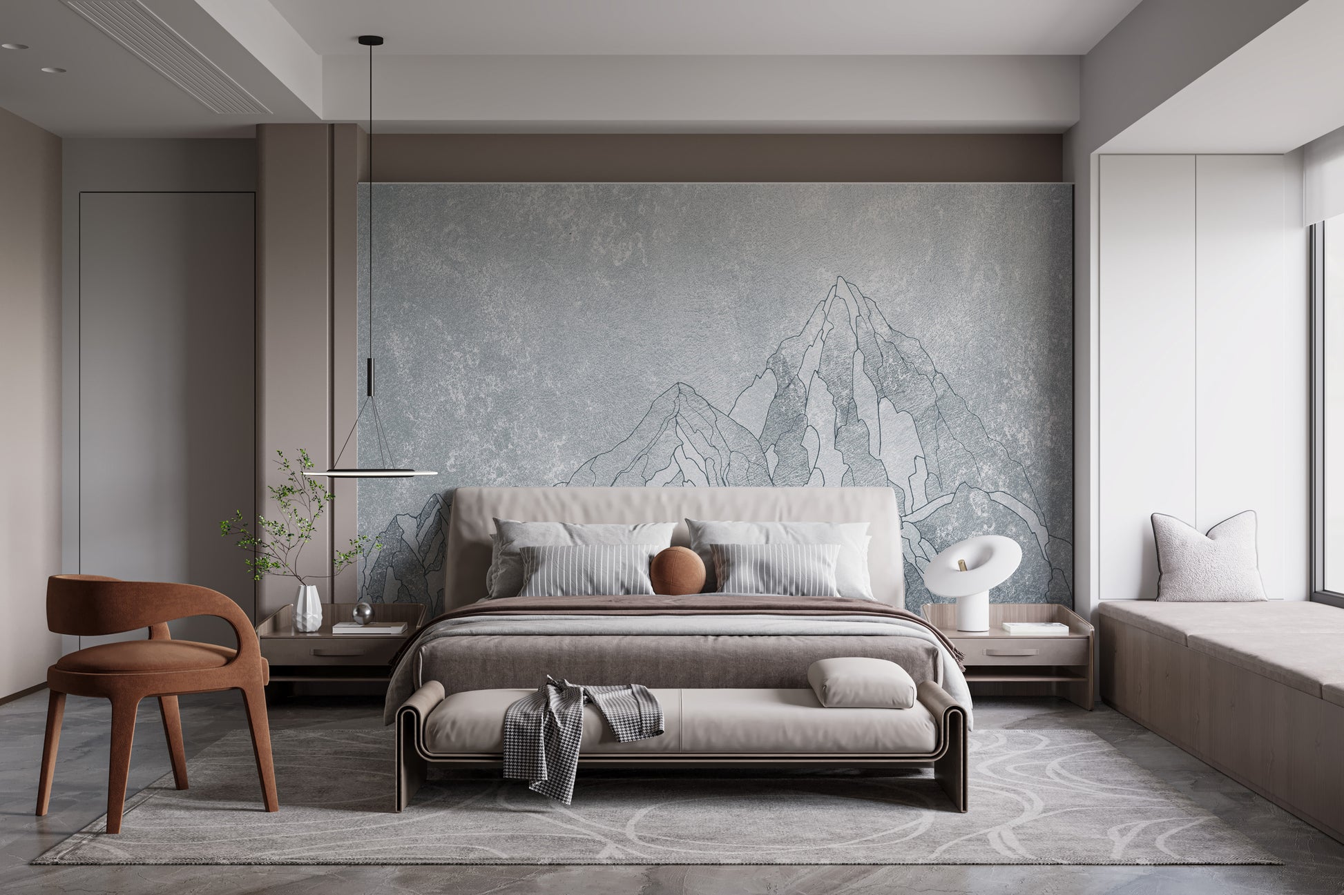 Stunning Everest mural for walls, radiating natural elegance.



