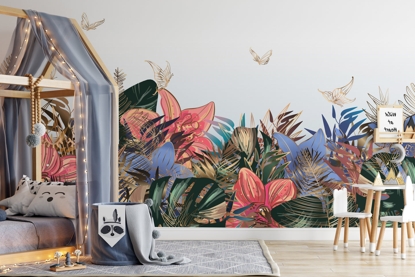 Colorful Garden Delight Wall Murals