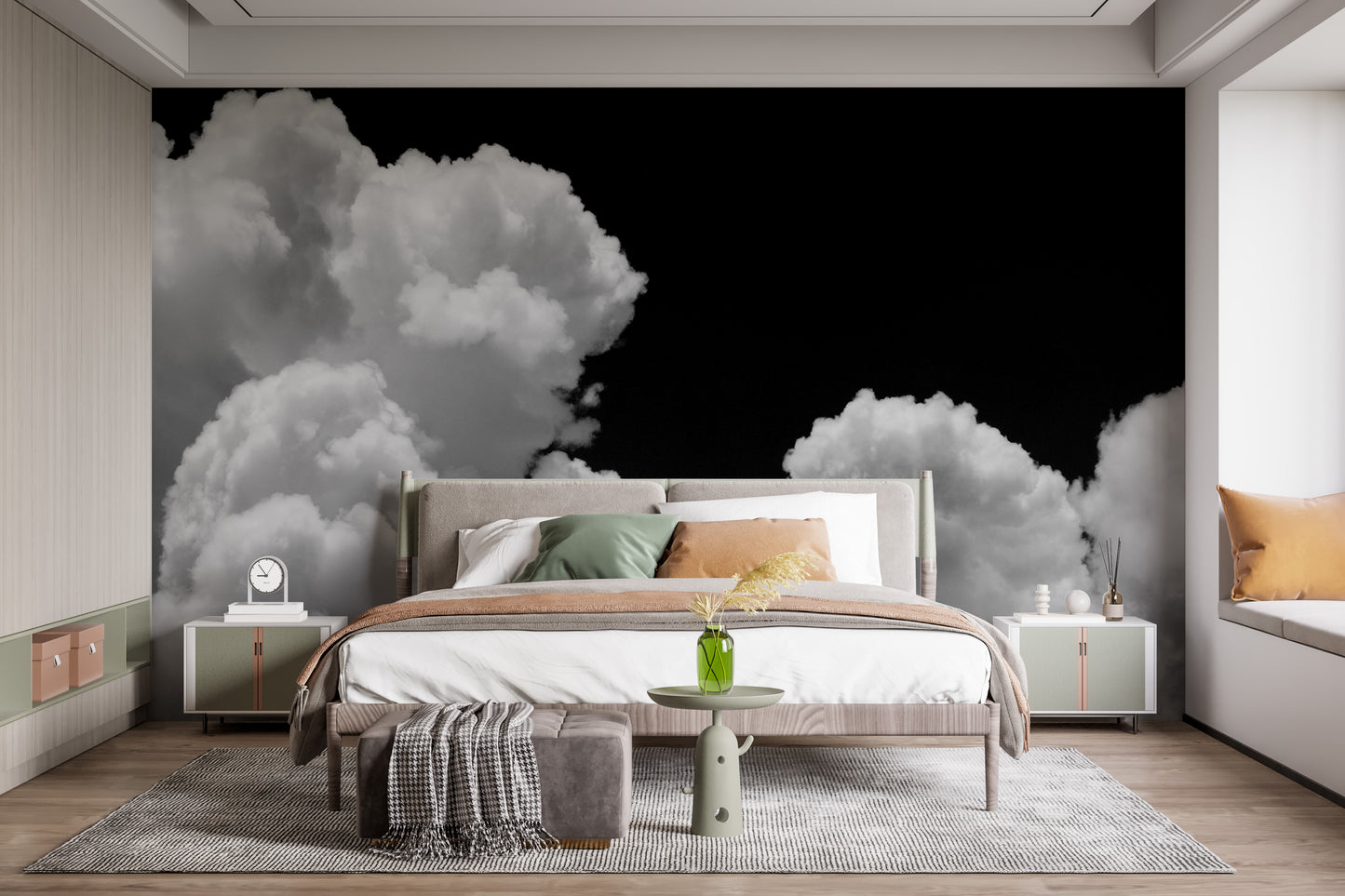 Galactic Cloudscape Wallpaper Murals