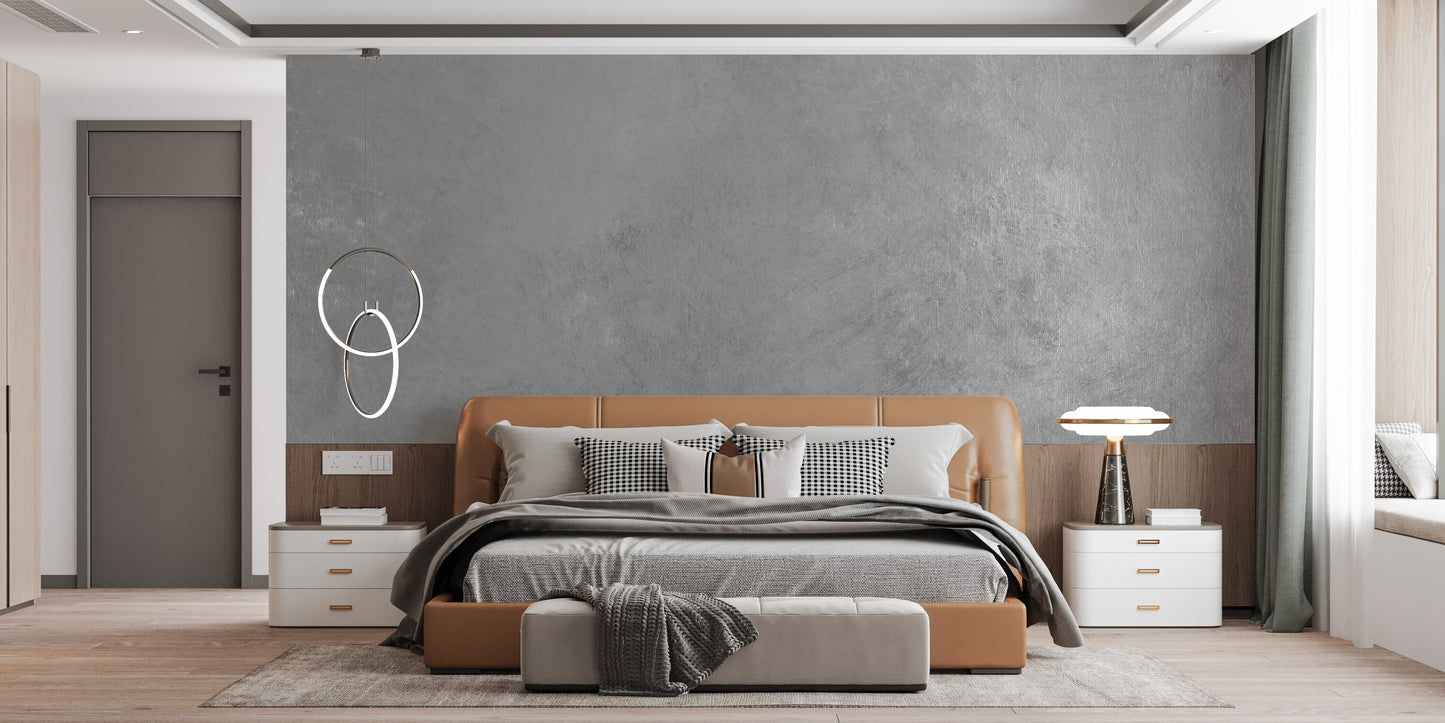 Gray rustic texture mural for minimalist and natural wall decor.
