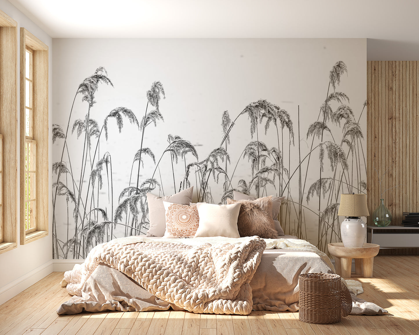 Reed Field Self Adhesive Wall Murals