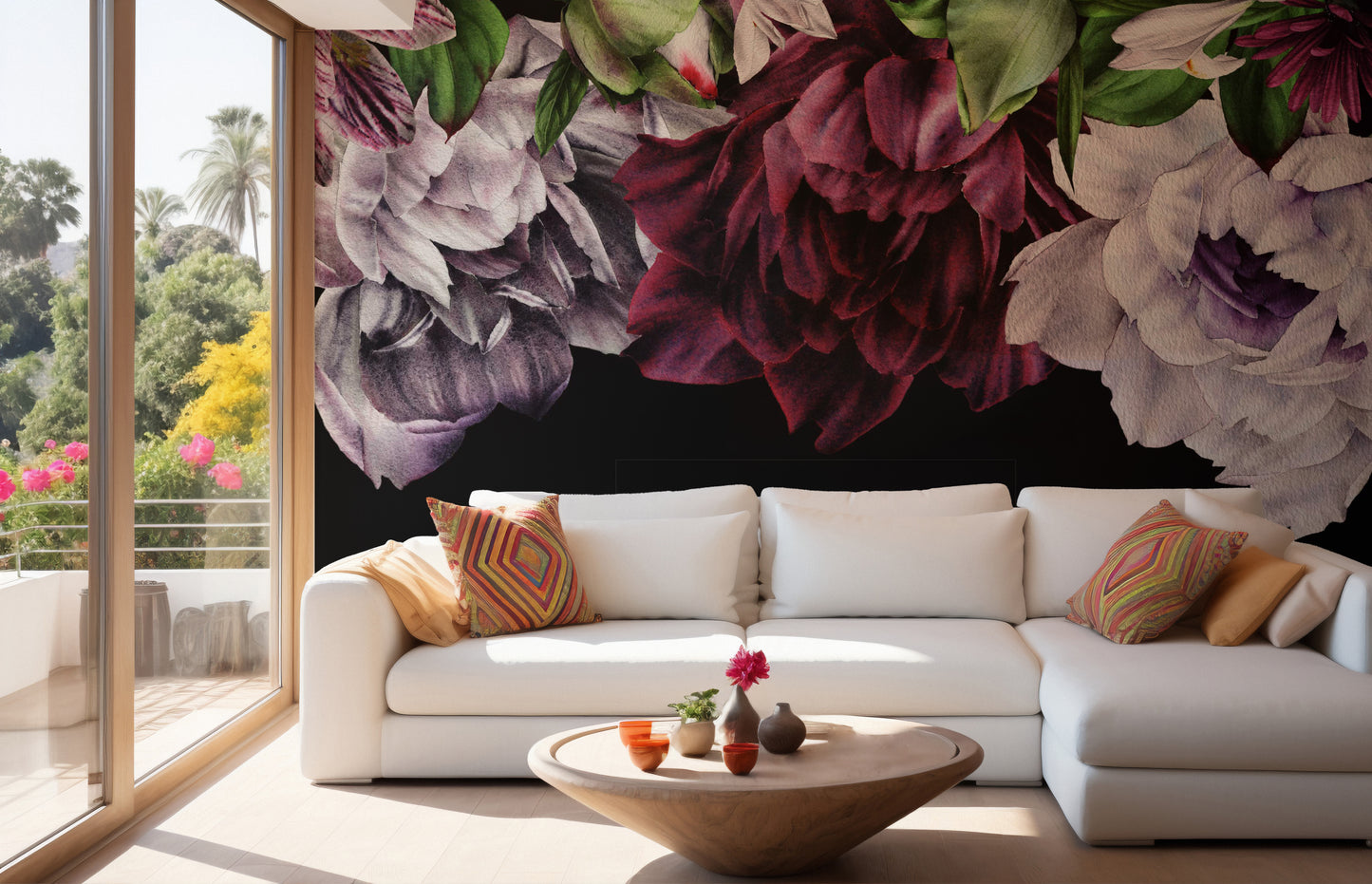 Gigantic Gothic Floral Art Wall Murals