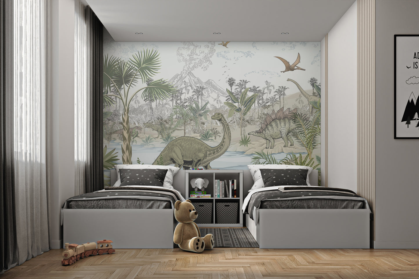 Dinosaur Adventure Wallpaper Mural